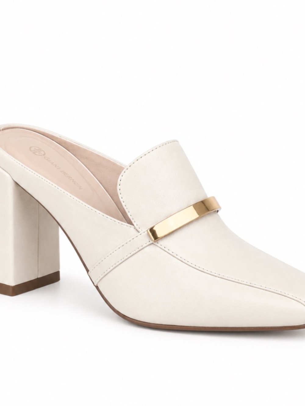Giani Bernini Women's Danyell Snip Toe Block Heel Mules